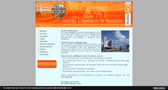 Desktop Screenshot of hotel-citymaxx.de